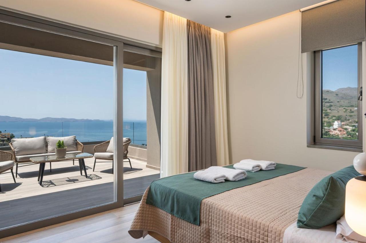 Villa Ekphrasis With Sea View And Jacuzzi Ravdhoúkha Exterior foto